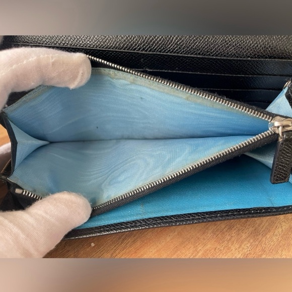 Authentic BVLGARI Leather Bifold WOC, COA - Picture 8 of 13